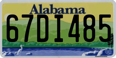 AL license plate 67DI485