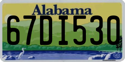 AL license plate 67DI530