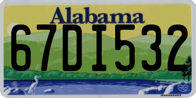 AL license plate 67DI532