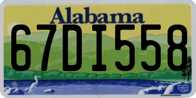 AL license plate 67DI558