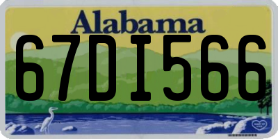 AL license plate 67DI566