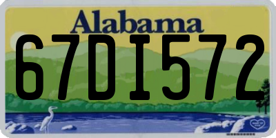 AL license plate 67DI572