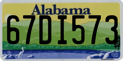 AL license plate 67DI573