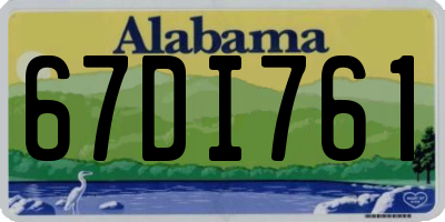 AL license plate 67DI761
