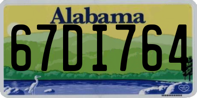 AL license plate 67DI764