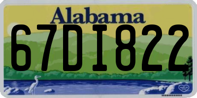 AL license plate 67DI822