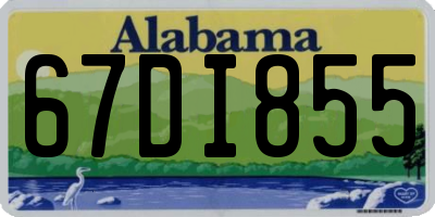 AL license plate 67DI855