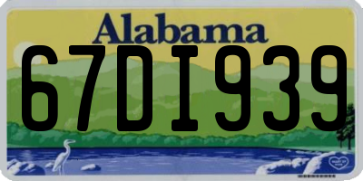 AL license plate 67DI939