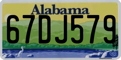 AL license plate 67DJ579
