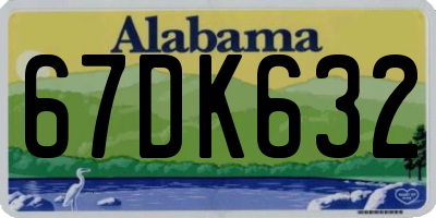AL license plate 67DK632