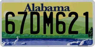 AL license plate 67DM621