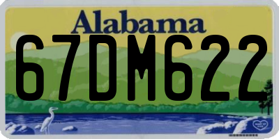 AL license plate 67DM622