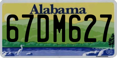 AL license plate 67DM627