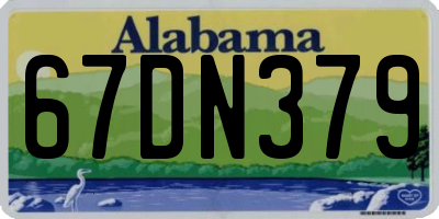 AL license plate 67DN379