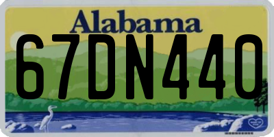 AL license plate 67DN440