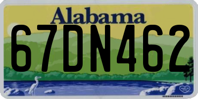 AL license plate 67DN462