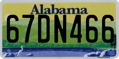 AL license plate 67DN466
