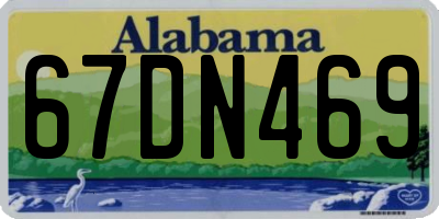 AL license plate 67DN469