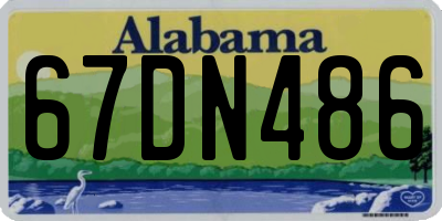 AL license plate 67DN486