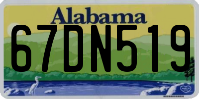 AL license plate 67DN519