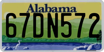 AL license plate 67DN572