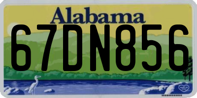 AL license plate 67DN856