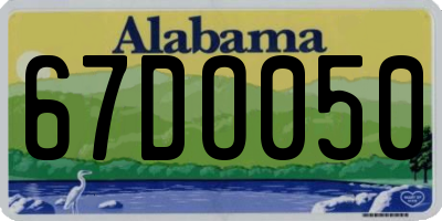 AL license plate 67DO050