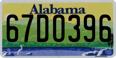 AL license plate 67DO396