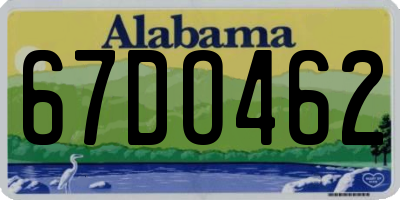 AL license plate 67DO462