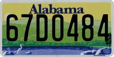 AL license plate 67DO484