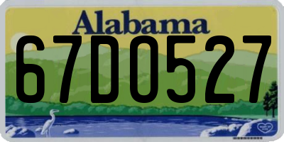 AL license plate 67DO527