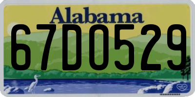 AL license plate 67DO529