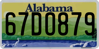 AL license plate 67DO879