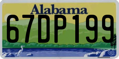 AL license plate 67DP199