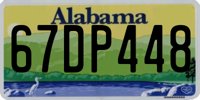 AL license plate 67DP448