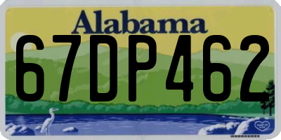 AL license plate 67DP462