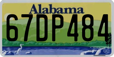 AL license plate 67DP484