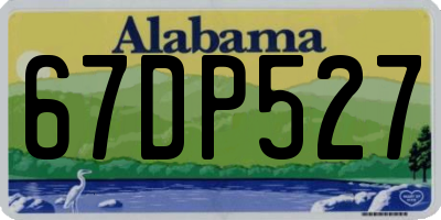 AL license plate 67DP527