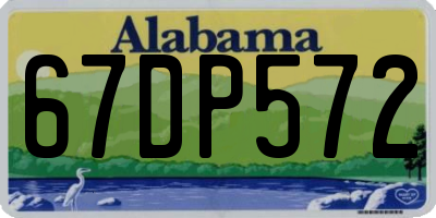 AL license plate 67DP572