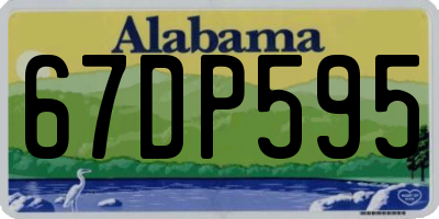 AL license plate 67DP595