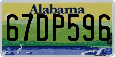 AL license plate 67DP596