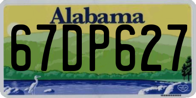 AL license plate 67DP627