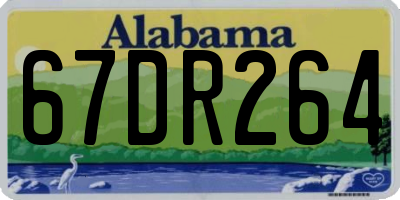 AL license plate 67DR264