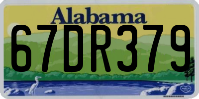 AL license plate 67DR379