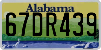 AL license plate 67DR439