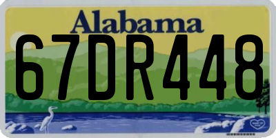 AL license plate 67DR448