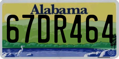 AL license plate 67DR464