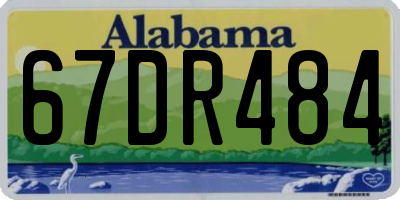 AL license plate 67DR484
