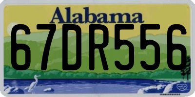 AL license plate 67DR556