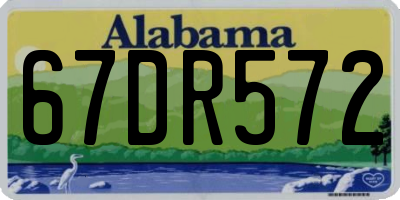 AL license plate 67DR572